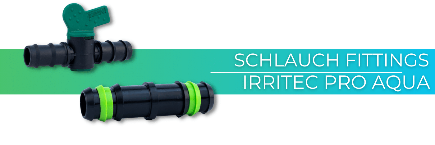 Irritec Verbinder und Kugelhähne