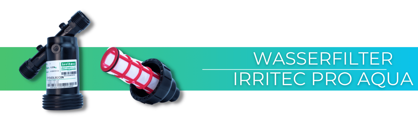 Irritec Wasserfilter mit verschiedenen Filtereinsätzen
