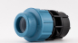Preview: PE Adapter IG (Klemme x Innengewinde) 75 mm x 2 1/2 Zoll