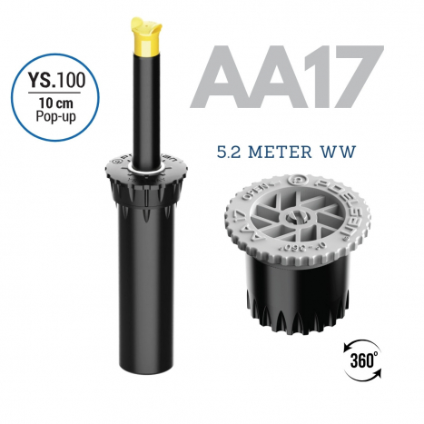 Versenkregner ARC-YS Premium - 10cm (AA17) 5.2m