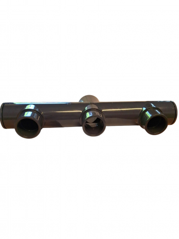 PVC-U Verteiler 3fach mittig D50mm - K+KS