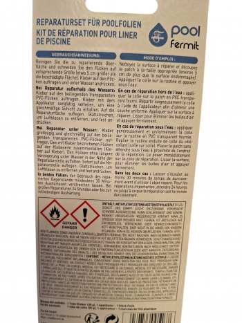 Preview: Fermit Aqua-Fix Pro 290 ml transparent Dichtstoff für Abdichtung unter Wasser