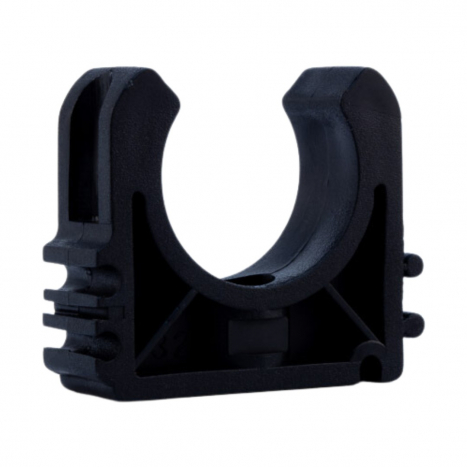 PP Rohrklemme Rohrclip zur Wandbefestigung 40mm