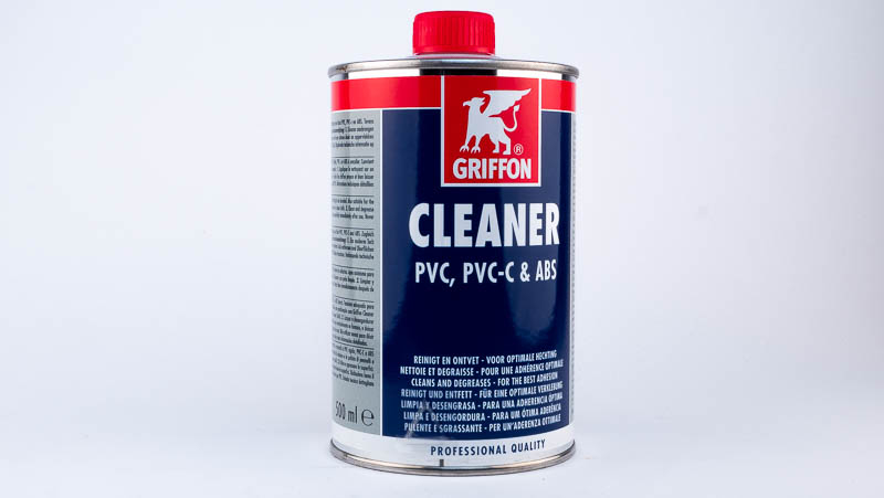 PVC Reiniger - Griffon PVC  Rohre Reinigen 500ml Flasche