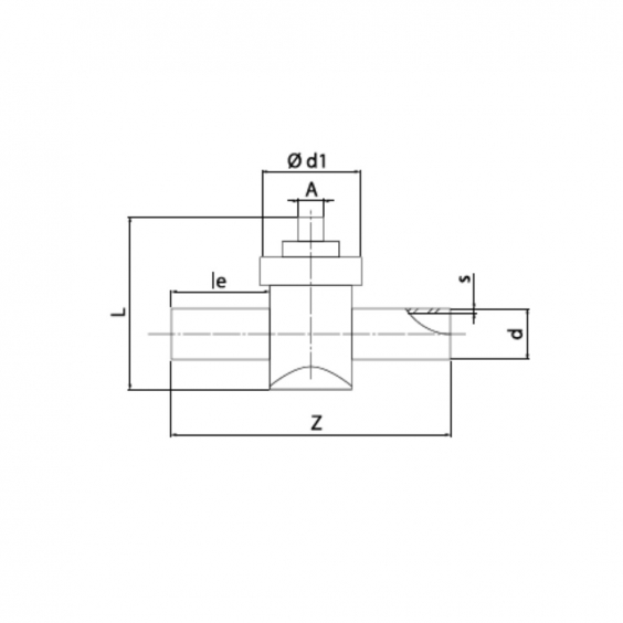 PE Elektroschweiß-Kugelhahn - 63 x 63mm / 2x Schweißstutzen