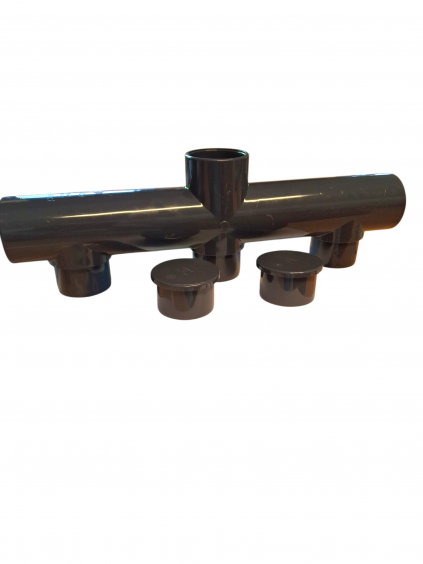 PVC Sammelrohr 3-fach 10 bar, d 63 mm